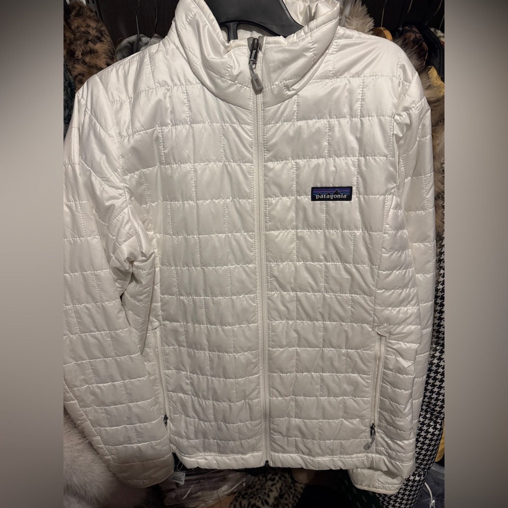 White Patagonia Women's Nano Puff Jacket